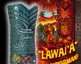 BigToe Tiki Farm "Lawai'a" Hand-signed Tiki Mug