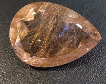 Rutilated Quartz smoky item619