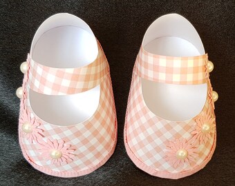 Set of Handmade paper shoes favors