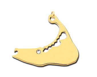 Gold Nantucket charm