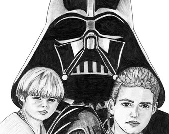 Anakin Skywalker Darth Vader Quad-portrait