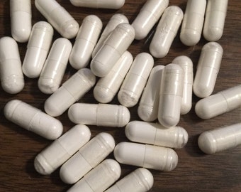 Calcium-magnesium. Mineral capsules with Zinc and Vitamin D. 500 mg capsules. No filler. All natural. Organic.