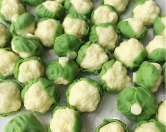 5/10 Miniature Cauliflower,Miniature Vegetable,Dollhouse Vegetable,Dolls House,Dollhouse Cauliflower,Miniature handmade,mini Cauliflower