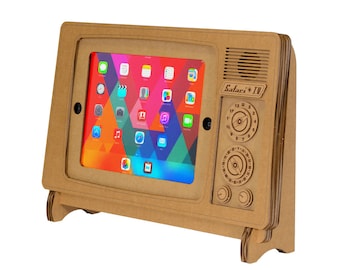 Cardboard Safari TV iPad® Stand (also fits iPad2 and iPad Air)