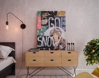Wall art collage canvas print image - Deep Winter