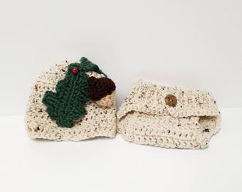 Acorn & Oak Leaf Newborn Set