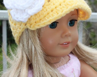Crocheted Doll Beanie Hats. Fits 18" dolls and American Girl Dolls & Bitty Baby