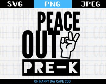 Free Free 128 Peace Out Kindergarten Shirt Svg SVG PNG EPS DXF File