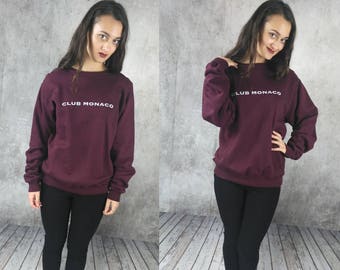 Club Monaco / Oversized Sweater / Fleece Sweater