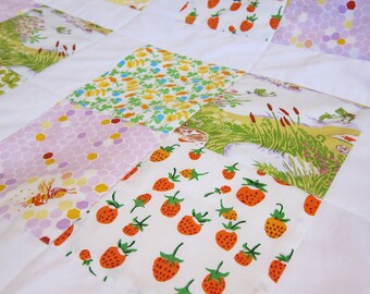 Strawberry Garden Baby Quilt