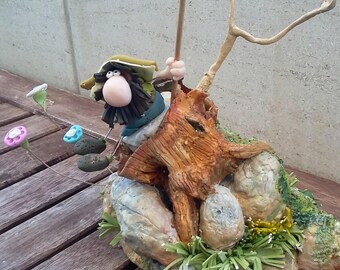 My little Mushpin friend rest at the deep forest