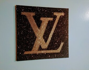 Louis Vuitton Glitz and Glitter Rhinestone Art
