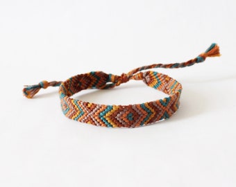 I Need a Tan Friendship Bracelet, X Chevron Pattern woven bracelet, knotted bracelet