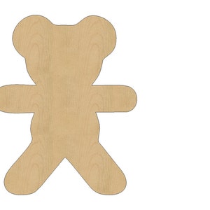 teddy bear shape