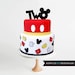 Mickey Mouse Cake Topper, Two , Second, Birthday, Mickey Ears, Mickey Mouse, Personalized, Custom, Acrylic