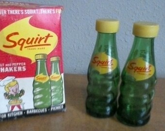 Vintage Squirt Salt and Pepper Shakers