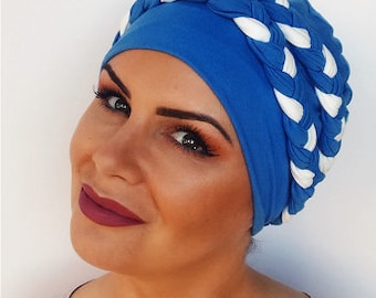 Double Braid Hat BambooHat For Hair Loss|Womens chemo hat | chemo headwear | turbans for cancer patients | chemo headwear | cancer hat