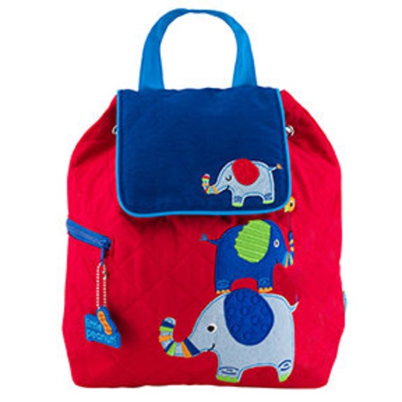 Stephen Joseph Quilted Elephant Backpack
