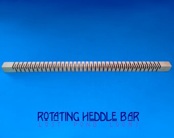 Lost Pond Looms Rotating Heddle Bar for Loom Weaving