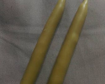 Hand dipped beeswax candles