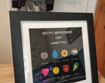Pokemon Gym Badges - Kanto Region