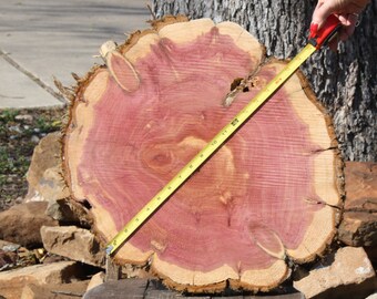 18"-22" Rustic Wood Tree Slice, Large Wood Piece, rustic wedding cake base, cake stand, centerpiece, woodland barn outdoor party or event