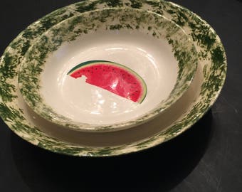 Watermelon Serving Bowls (Set of two)