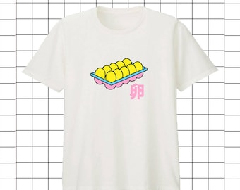 Egg Graphic Tee, harajuku tee, seapunk tee, vaporwave tee, japanese clothing, tumblr clothing, grunge tee, eggs tee, pastel goth tee, tumblr