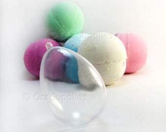 Egg Shape Bath Bomb Mold, Bath Fizzies Mold, DIY Bath Bomb Mold, Bath Bomb Supplies, 2.48 inches / 63mm, 1 Pcs