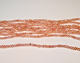 2mm FW Potato Pearls pink
