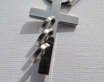 Stainless steel cross necklace