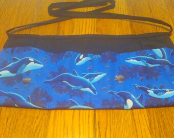 Waitress Apron Whales and Turtles