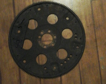 Large Flywheel Large Gear Steampunk Design Industrail Automotive Man Cave Country Road Boutique