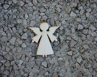 Large pendant size 6 mm 1563 one decorating tree wood