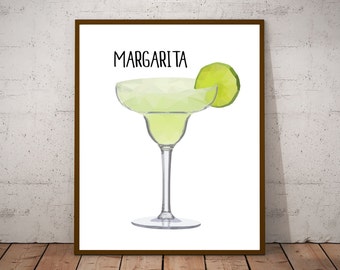 Margarita print | Etsy