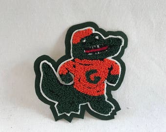 Gator Chenille Patch 5" - Varsity Letterman Patch