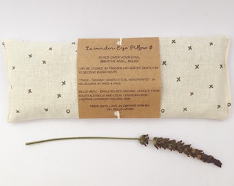 Lavender eye pillow / yoga / meditation / relaxation / valentines gift
