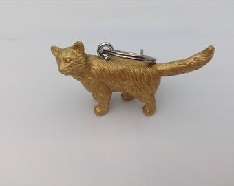 Cat keychain keyring bag charm