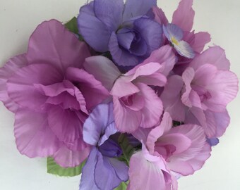 Lavender / Periwinkle 3 Inch Silk Candle RIng
