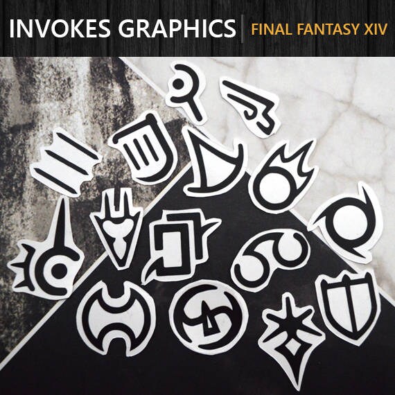 Final Fantasy XIV Job Symbols All Jobs New Stormblood RDM