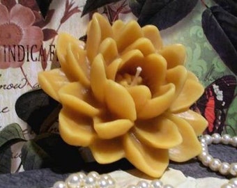 Beeswax Lotus Flower Candle Water Lily