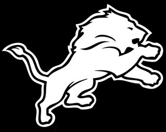 Detroit lions decal | Etsy