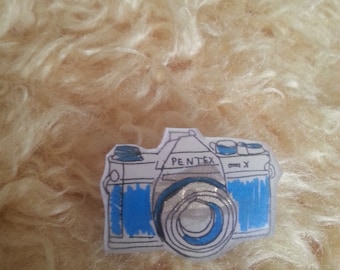 Vintage Camera Brooch