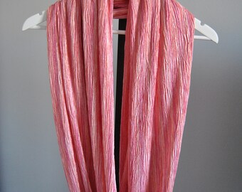 Infinity Scarf/Circle Scarf/Pink/Fall/Winter/Spring