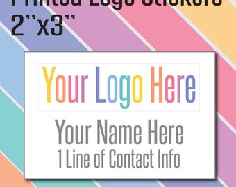 Thank You Stickers Custom - Custom Logo Stickers