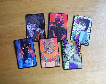 Carnival-Theme Artist Trading Cards