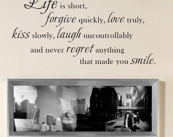 Wall quotes decals | Etsy Wall quotes decals | Etsy