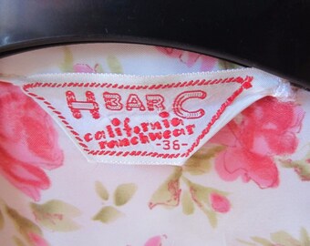 Vintage H Bar C California Ranchwear ladies western shirt size 36 Rare design