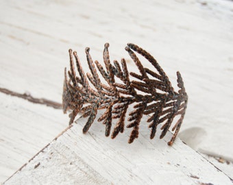 Nature bracelet Botanical jewelry Real leaf bracelet Boho bracelet Rustic jewelry Eco friendly Bracelet Handmade jewelry Woodland bracelet