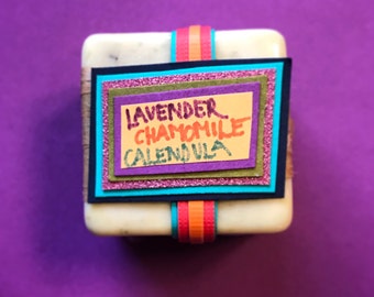 Lavender Chamomile Calendula Guest Soap